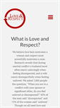 Mobile Screenshot of loveandrespect.com
